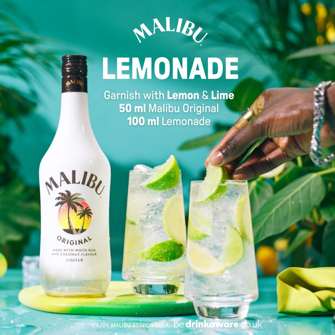 Malibu White Rum 1L image number 4
