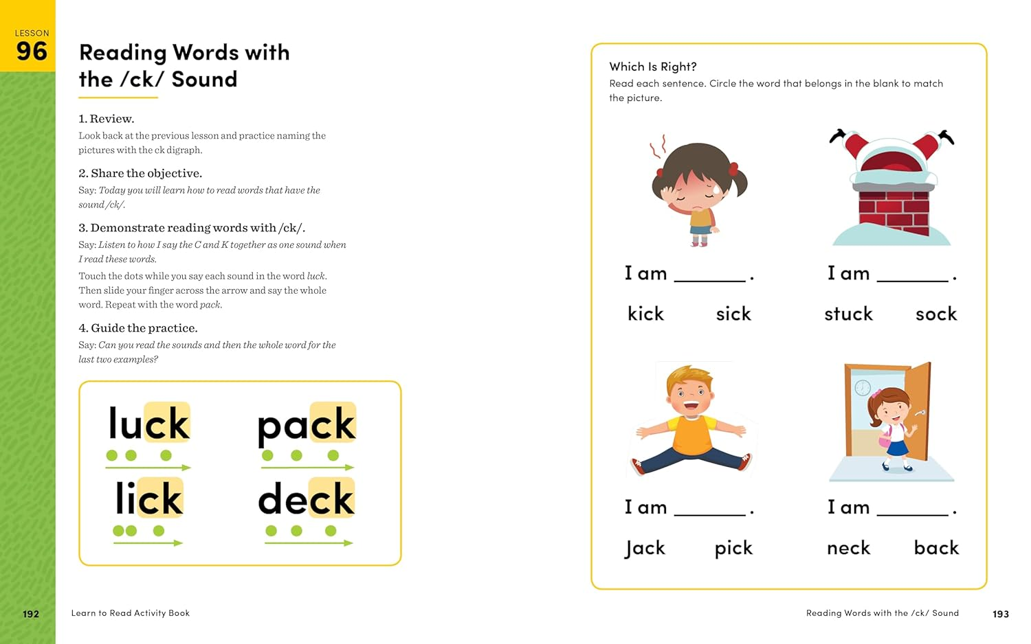Learn to Read Activity Book: 101 Fun Lessons to Teach Your Child to Read image number 2