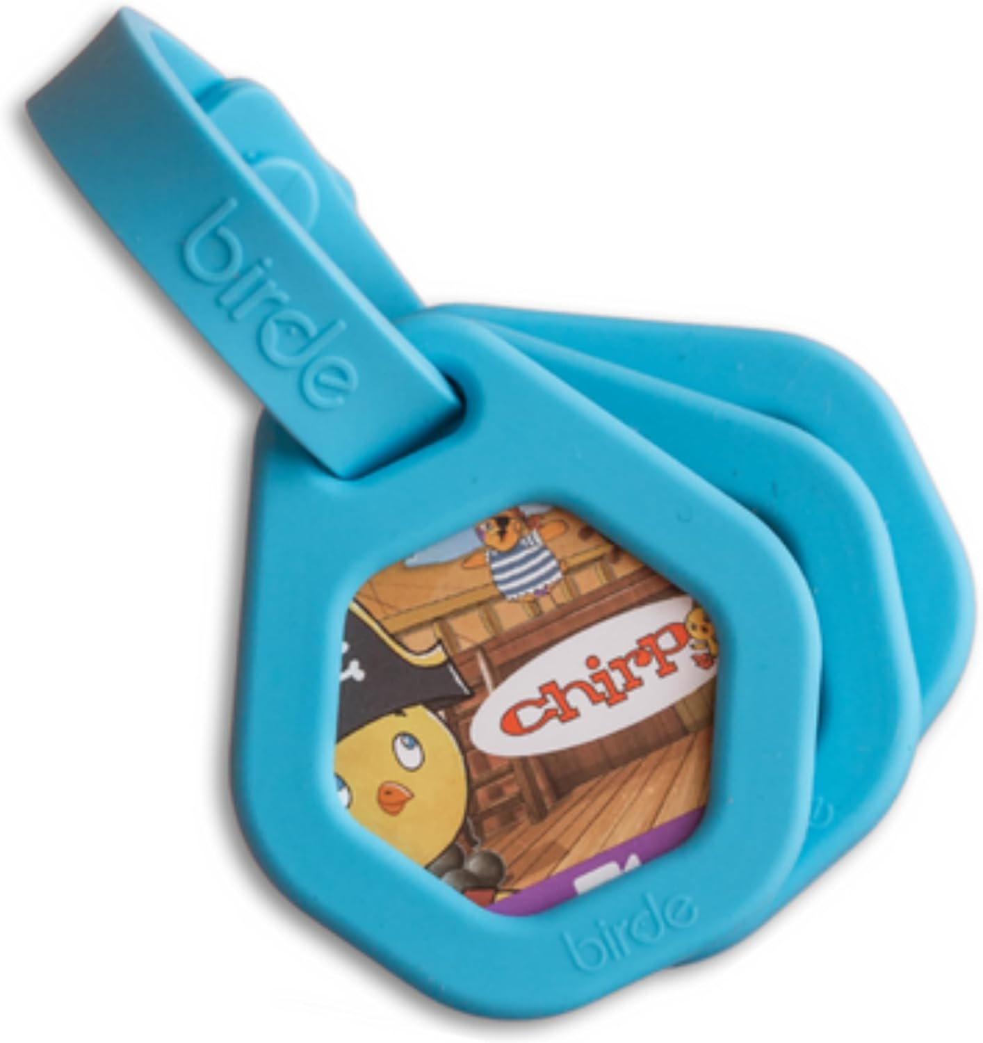 Birde Seed Pod, 6 Silicone Seed Holders with Strap (Purple)