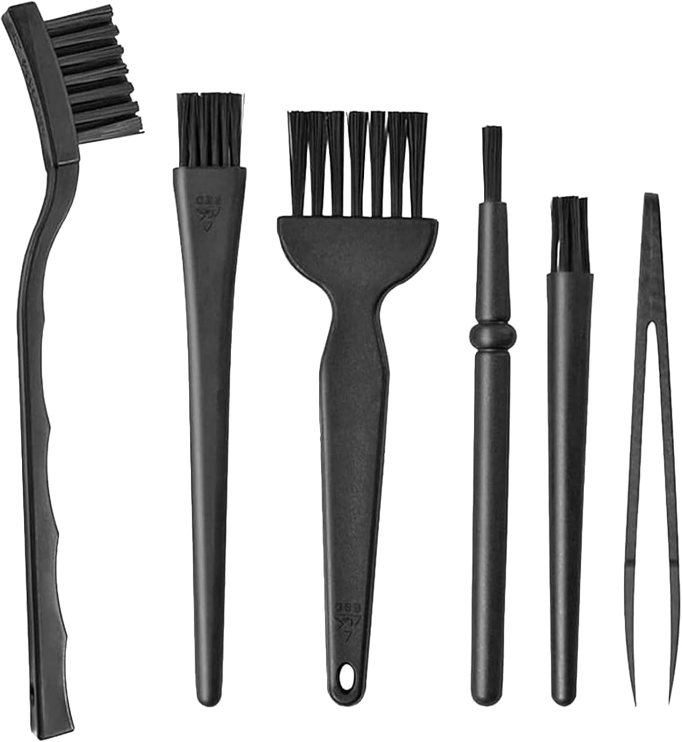 6PCS Precision Cleaning Brushes, Crevice Cleaning Brush for Computers,Keyboards, Pcbs,Vents,Car Interior,Window Track image number 4