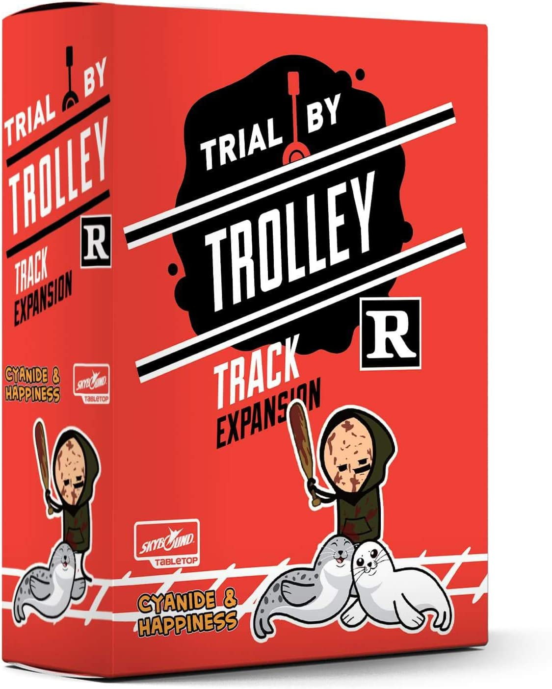 Skybound, LLC Trial by Trolley R Rated Modifier Expansion Card Game, Multicolour, 1 image number 4