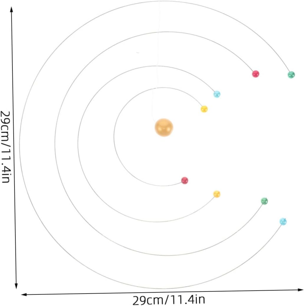 Educational Solar System Mobile Science Enthusiast Decor Hanging Mobile Kit for Boys and Girls image number 6