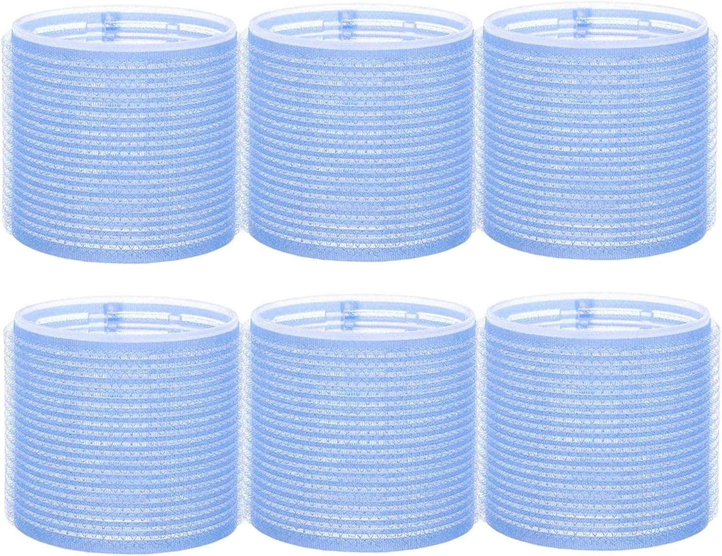 Eigell 6 Pieces Bangs Roll, Styling,Hair Dressing,Curlers,Rollers, Self Adhesive Salon Curly DIY Random Color, Dia 6.4Cm