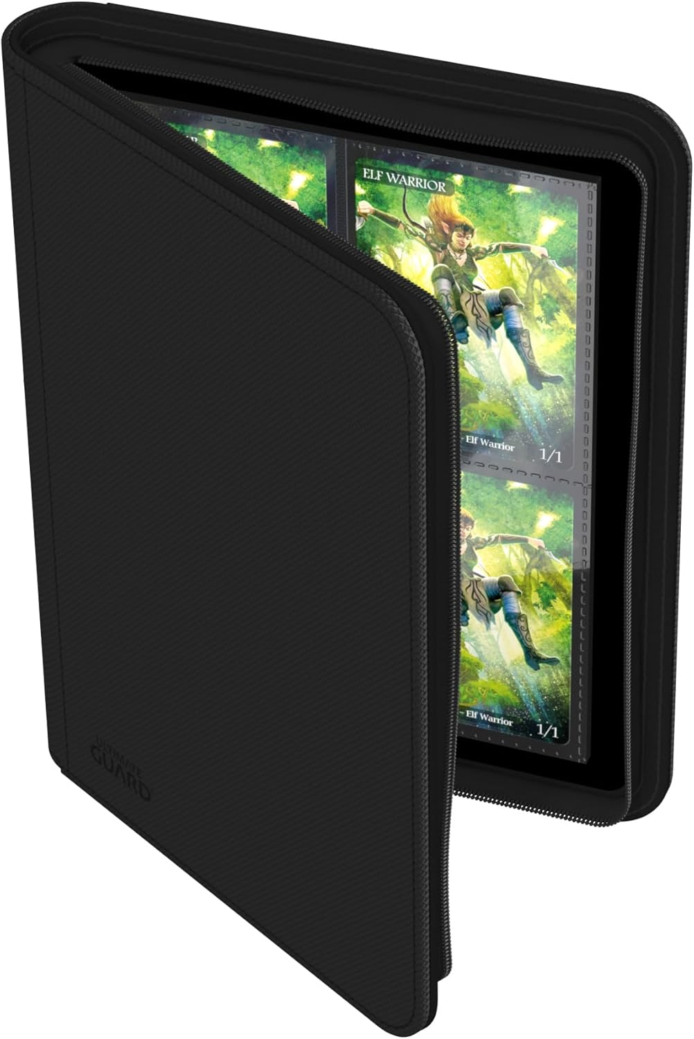 Ultimate Guard UGD010351 4-Pocket Zipfolio, Xenoskin, Black - Green image number 7