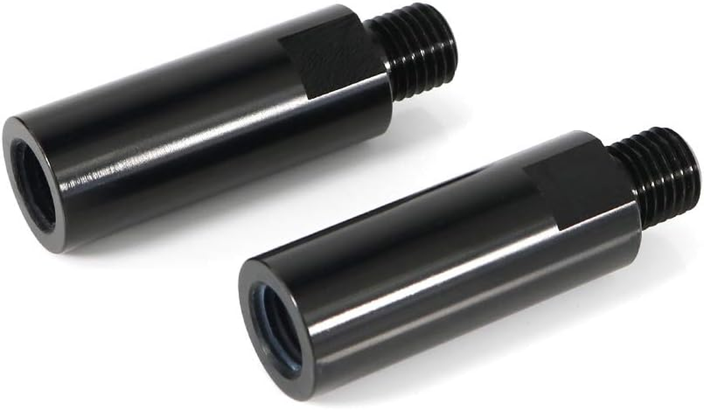 Xitomer Aftermarket Mirror Risers, 4 Pcs M10 X 1.25 Motorcycle Rear View Mirror Extenders 40Mm, Fit for MT-09, CB1000R/ Grom MSX125 and so On, Aluminum CNC image number 5