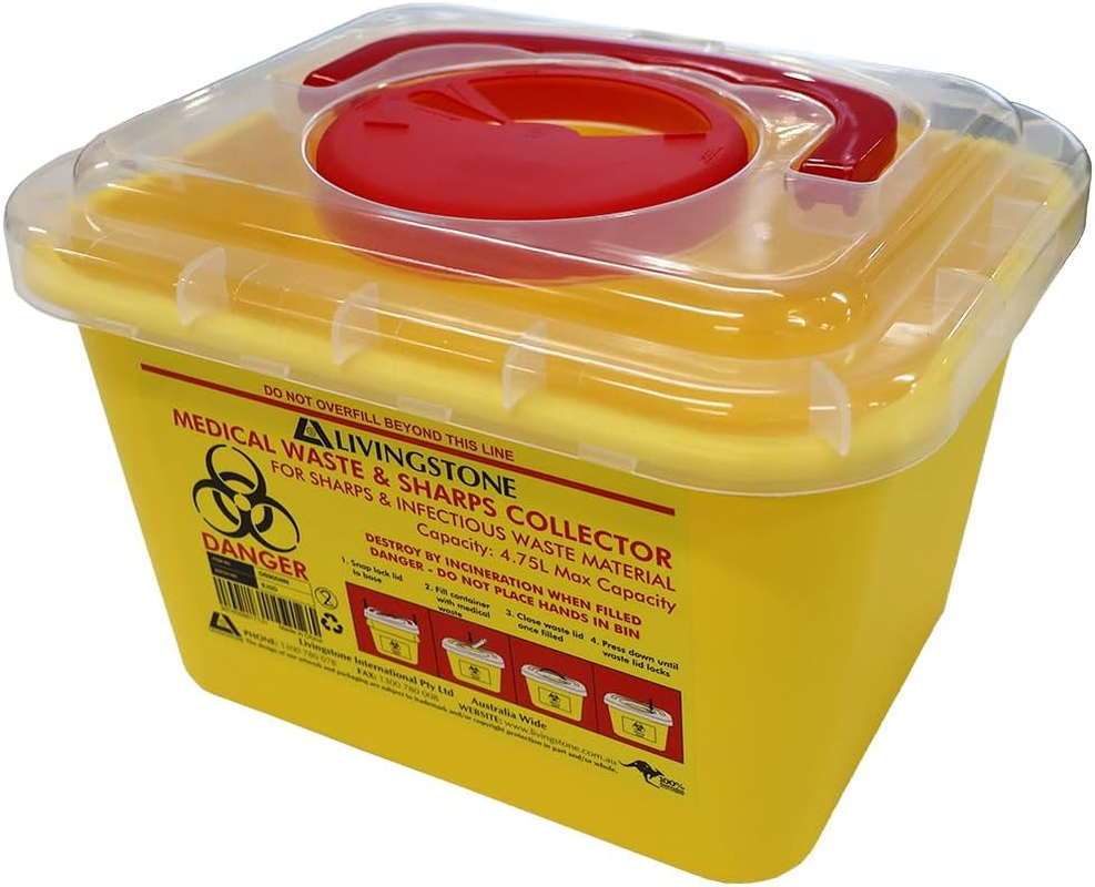 Liv Needles Sharps Waste Collector 4.75L image number 2