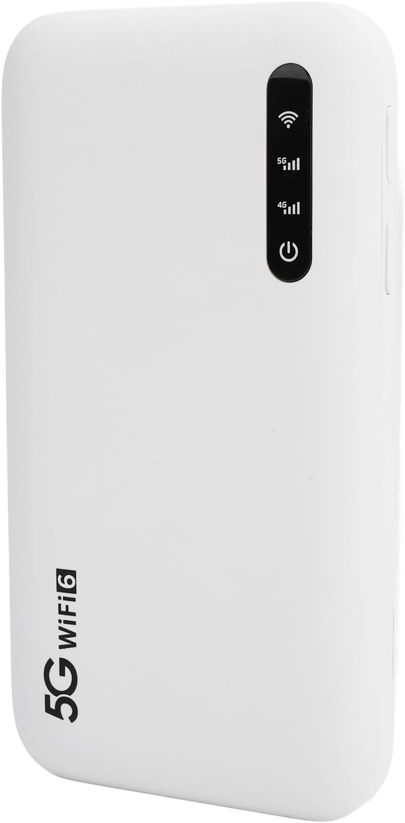 Portable 5G Mobile Hotspot, Mobile Wifi Hotspot for Travel, Double Band Ultra High Speed Hotspot Device, Wifi 6 2.4Ghz, 5.8Ghz， 6100Mah Long Battery Life image number 1