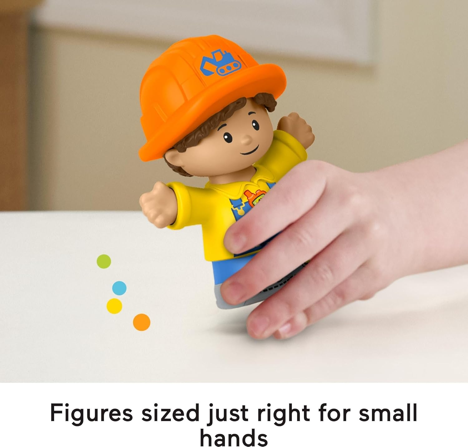 Fisher-Price Little People Toddler Toys, Work around Town 5-Piece Vehicle & Figure Set for Pretend Play Kids Ages 1+ Years image number 2