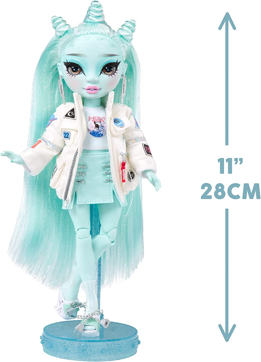 Rainbow High Shadow High - Zooey Electra - Light Green Fashion Doll with Fashionable Outfit and 10+ Colourful Play Accessories - Great for Kids and Collectors from Ages 12