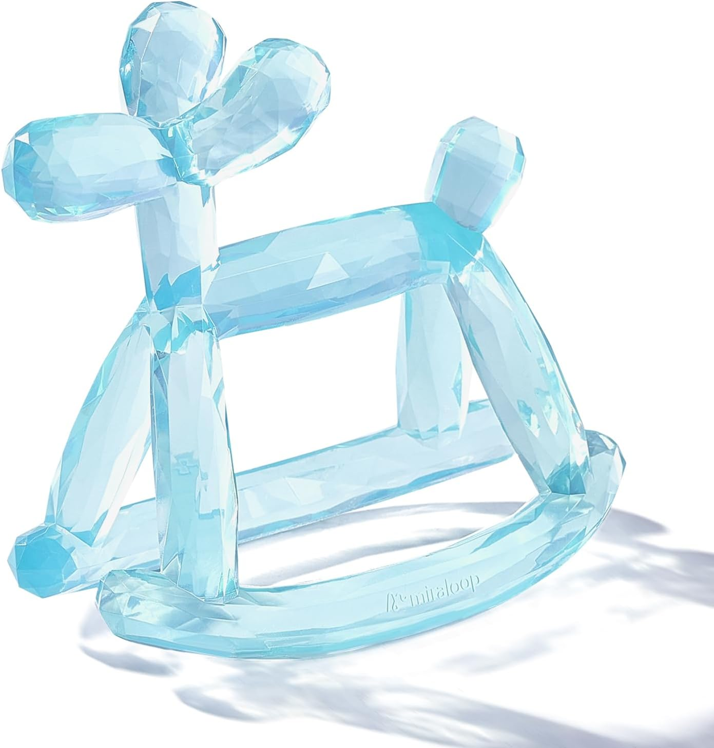 Crystal Jelly Baby Teether - Baby Teething Toy 3-6 Months | Global Safety Tested in 33 Countries | Bpa-Free Silicone Easy-Grip Odorless Anti-Choking Design (Voyages) - Clear image number 4