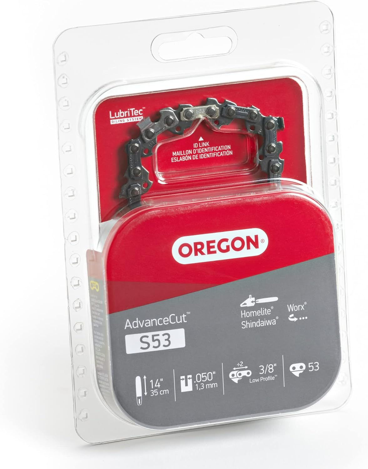 Oregon S53 Advancecut Replacement Chainsaw Chain for 14-Inch Guide Bars, 53 Drive Links, Pitch: 3/8", 050" Gauge, Fits Various Remington Models image number 4