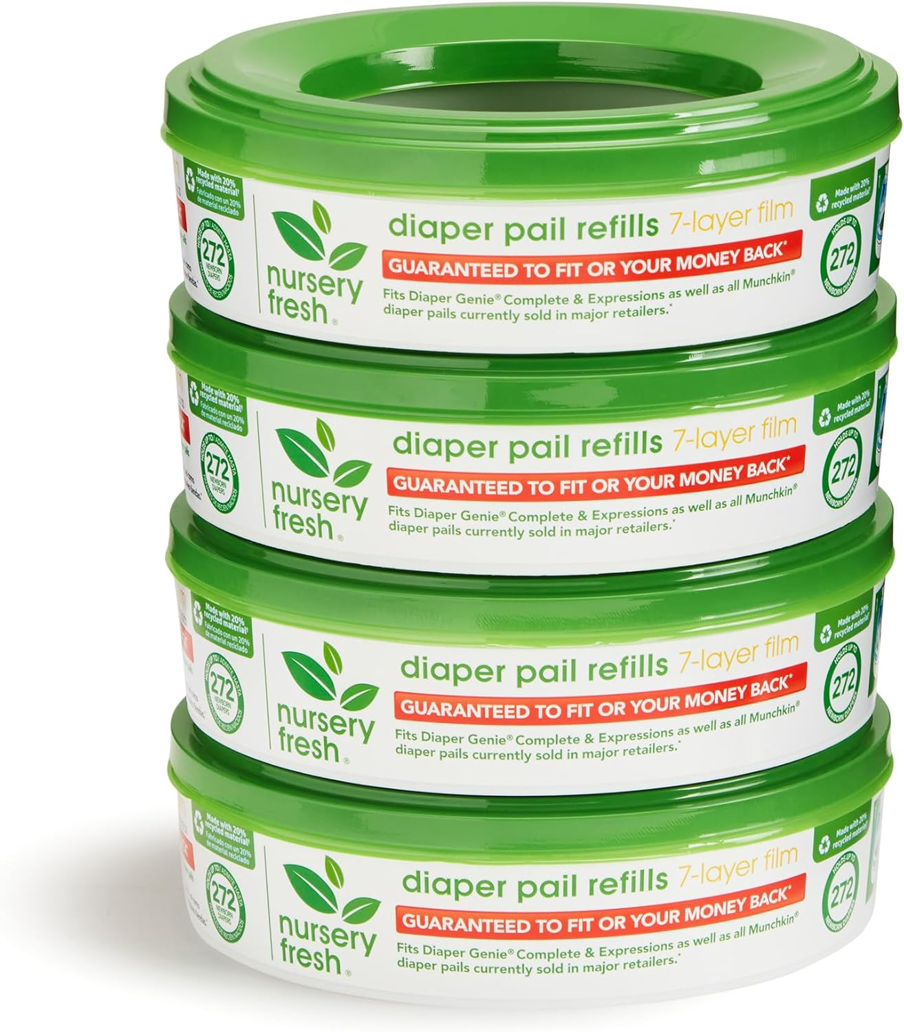 Munchkin Nursery Fresh Diaper Pail Refills (Pack of 8) image number 6