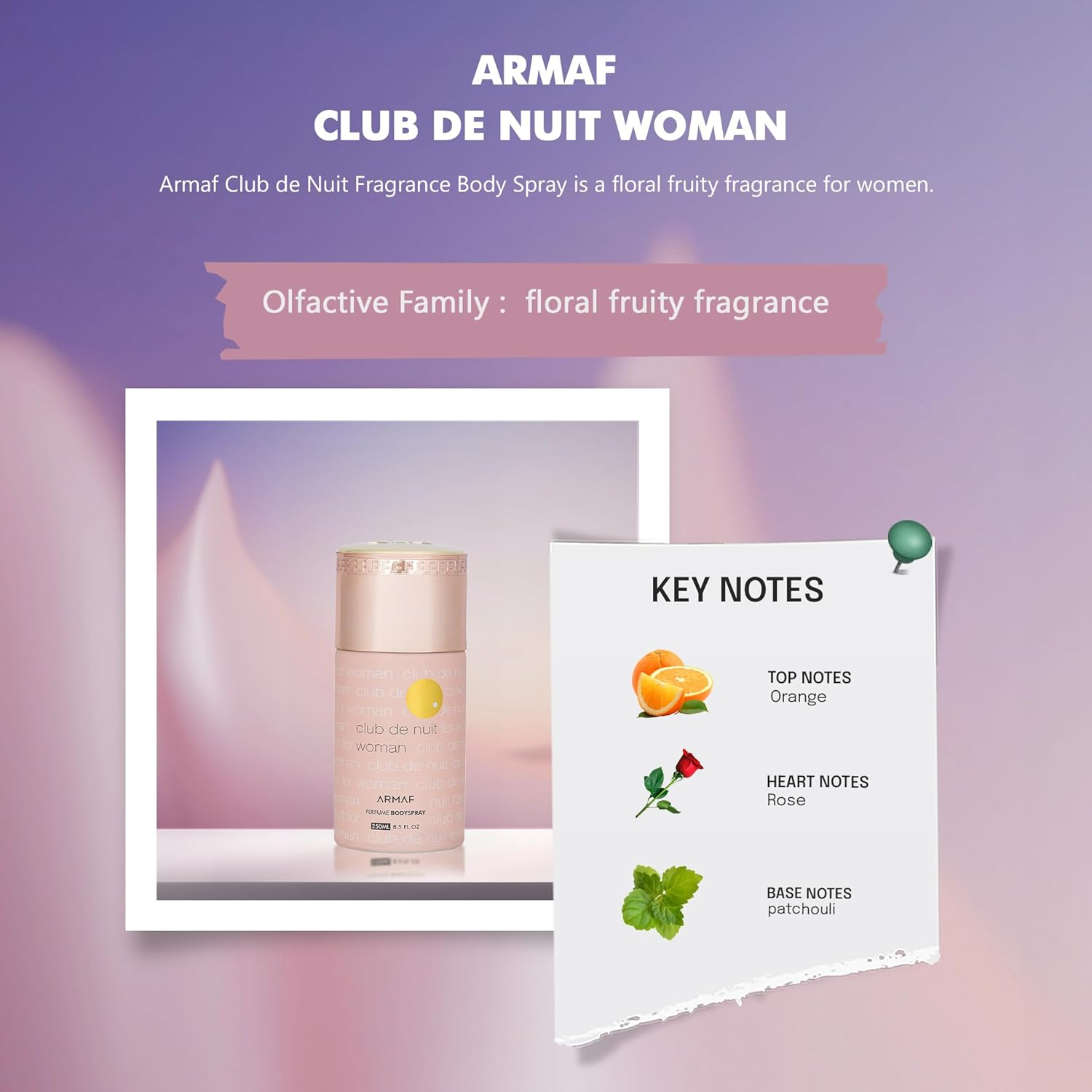 Armaf Club De Nuit Body for Women 250 Ml