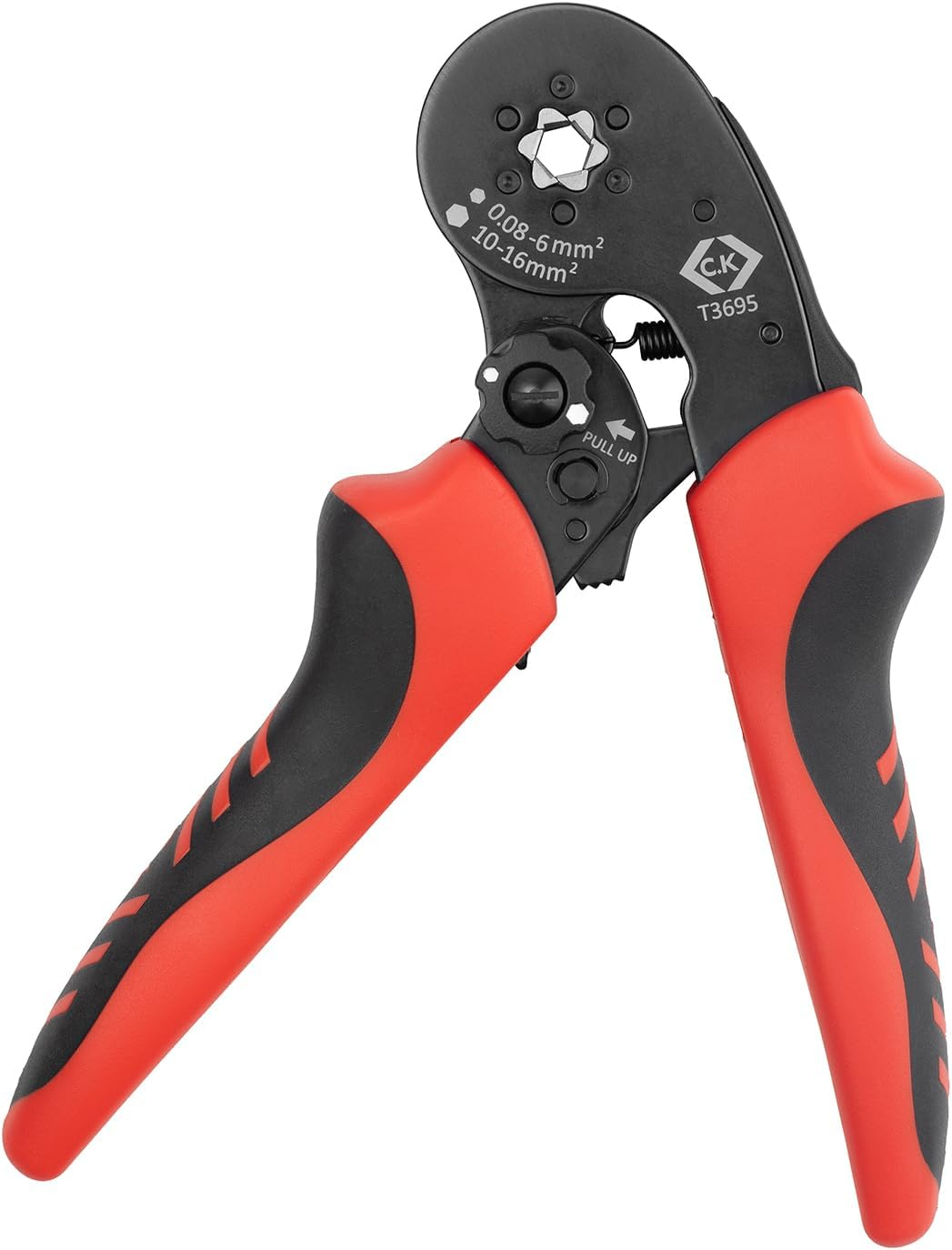 Self-Adjusting Crimping Pliers with Forced Lock for Ferrules, 0.08-16 Mm&sup2; image number 1