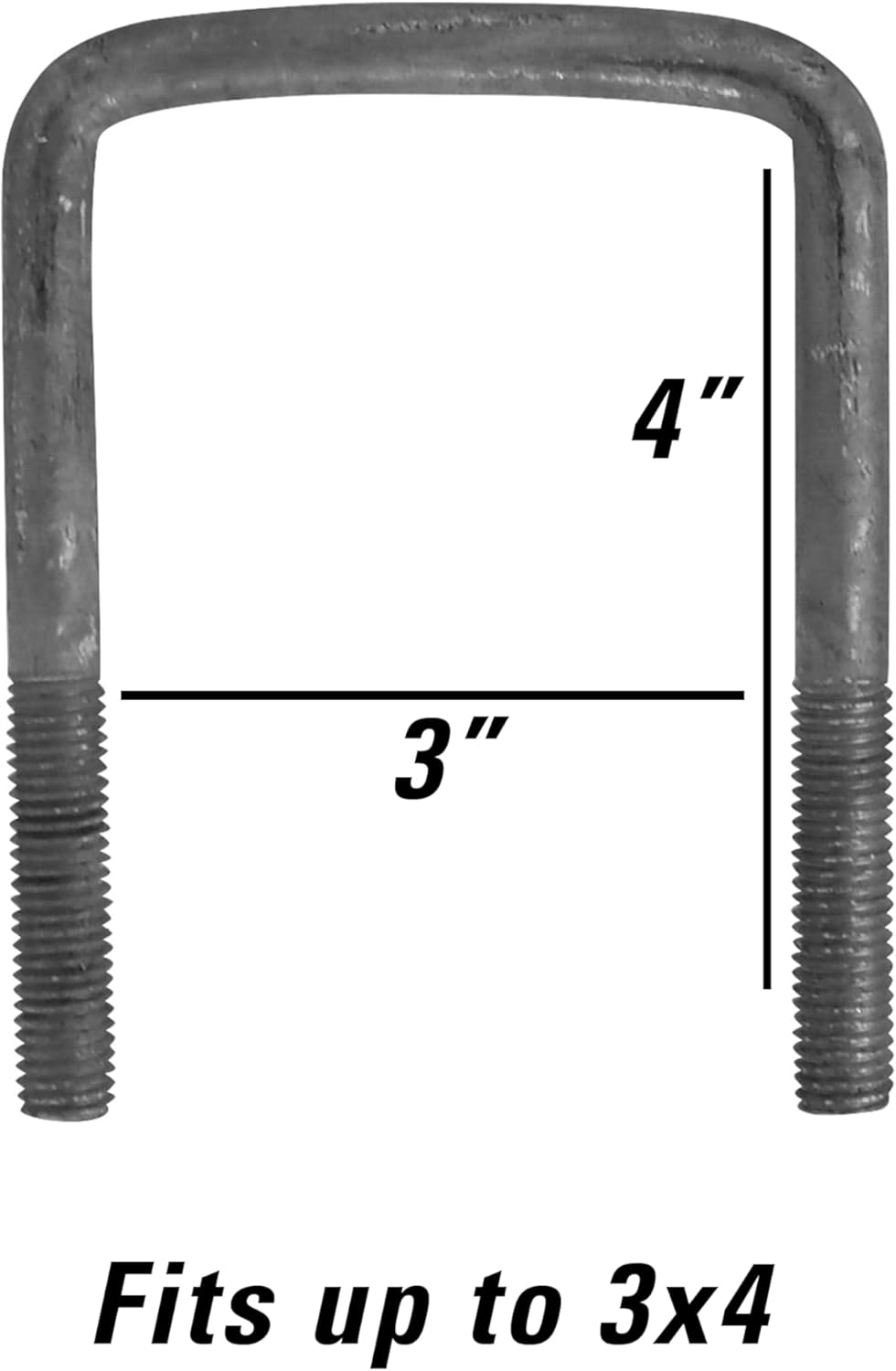 Extreme Max 3006.6812 Galvanized Trailer Tongue Step - Double