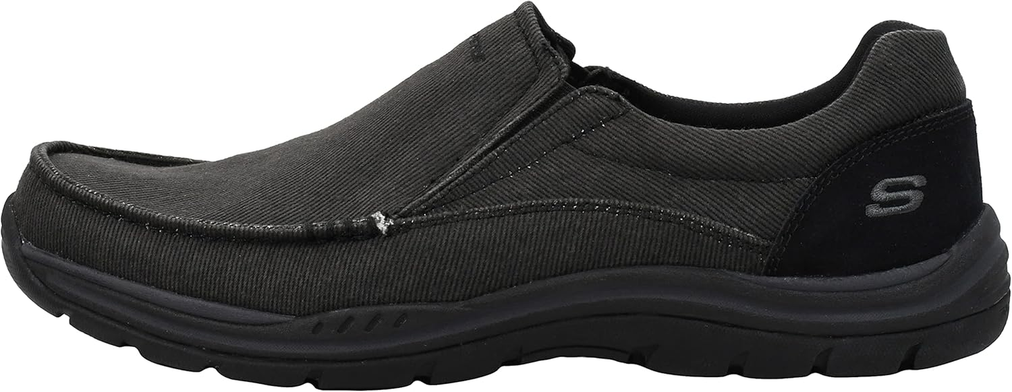 Skechers Men'S Expected Avillo Relaxed-Fit Slip-On Loafer Black/Black 11.5 image number 6