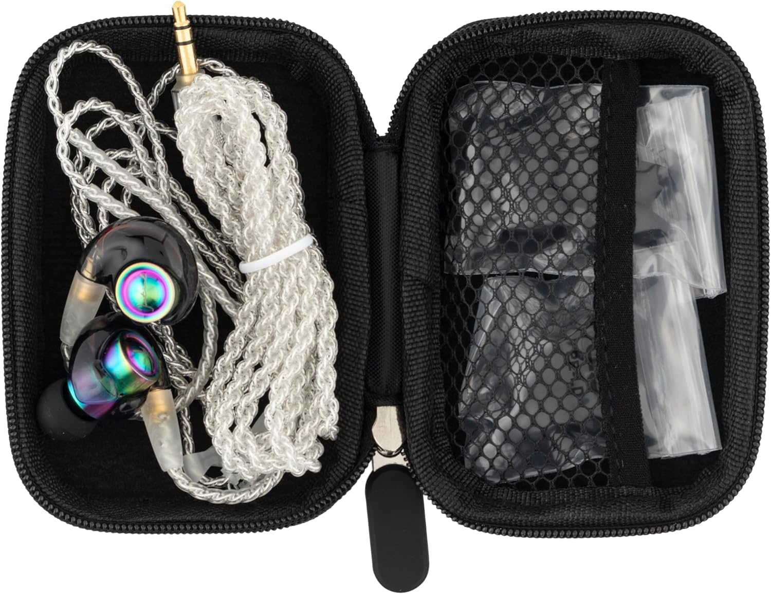 Initial a Moon - Moon - 0.4 Inch (10 Mm) Flat Drive Driver X BA Hybrid Earphones