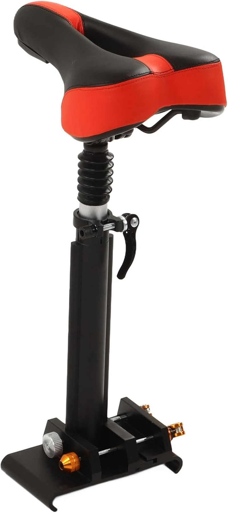 VELATEMOR Electric Scooter Saddle, Foldable & Adjustable, Foam Padded Double Shock Absorption, Aluminum Alloy, for M365 Electric Scooter image number 4