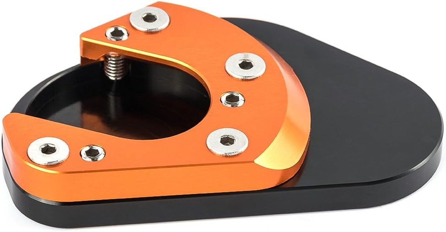For KTM DUKE 390 13-15 DUKE 125/200 2015 Motorbike Side Stand Pad Plate Foot Enlarge Plate Pad for RC 390 2014-2015 RC 125/200 2015 (Black) image number 2