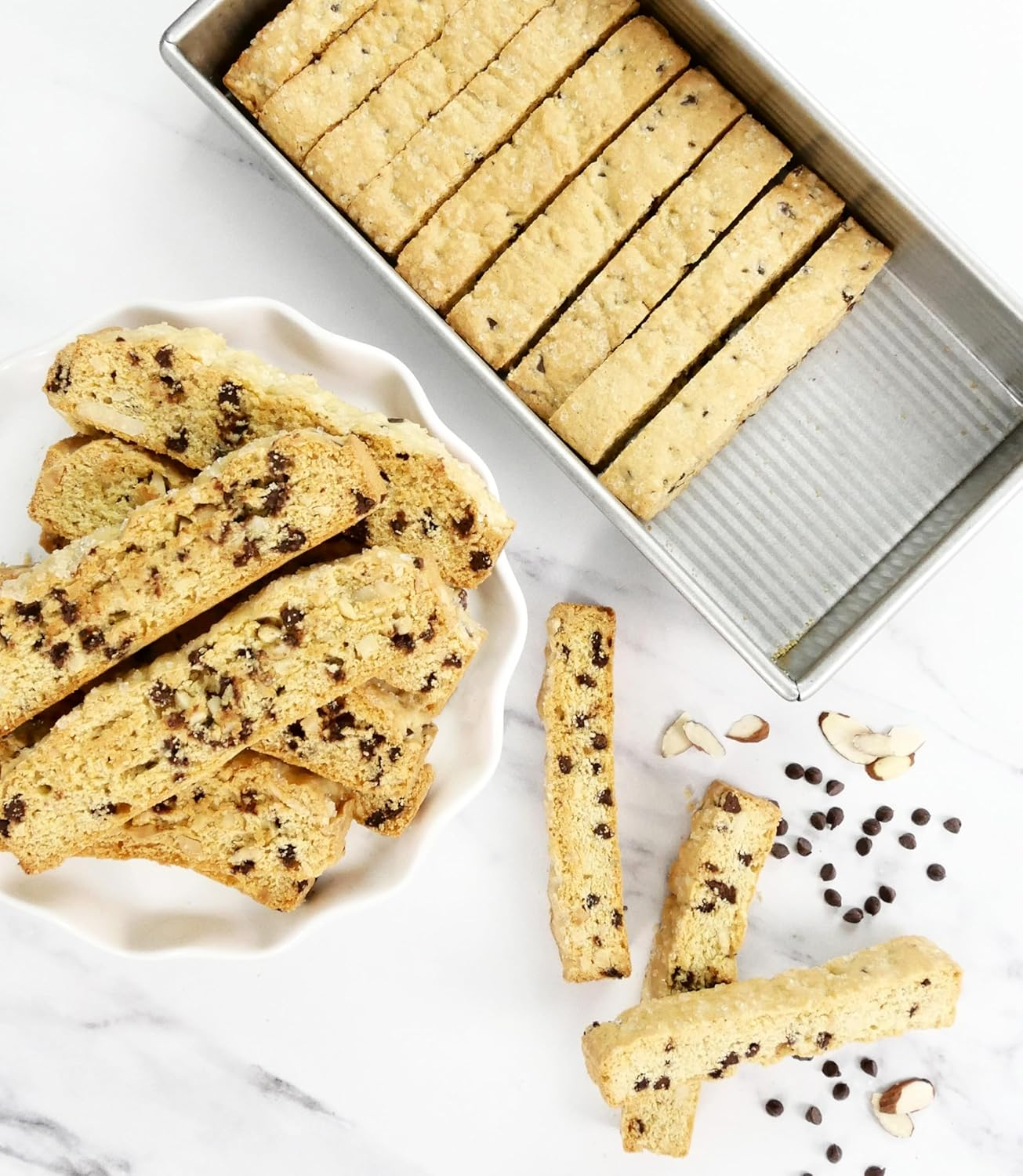 USA PAN 1143LF Bakeware Aluminized Steel Biscotti Pan, Gray, 12 X 5.5 image number 5