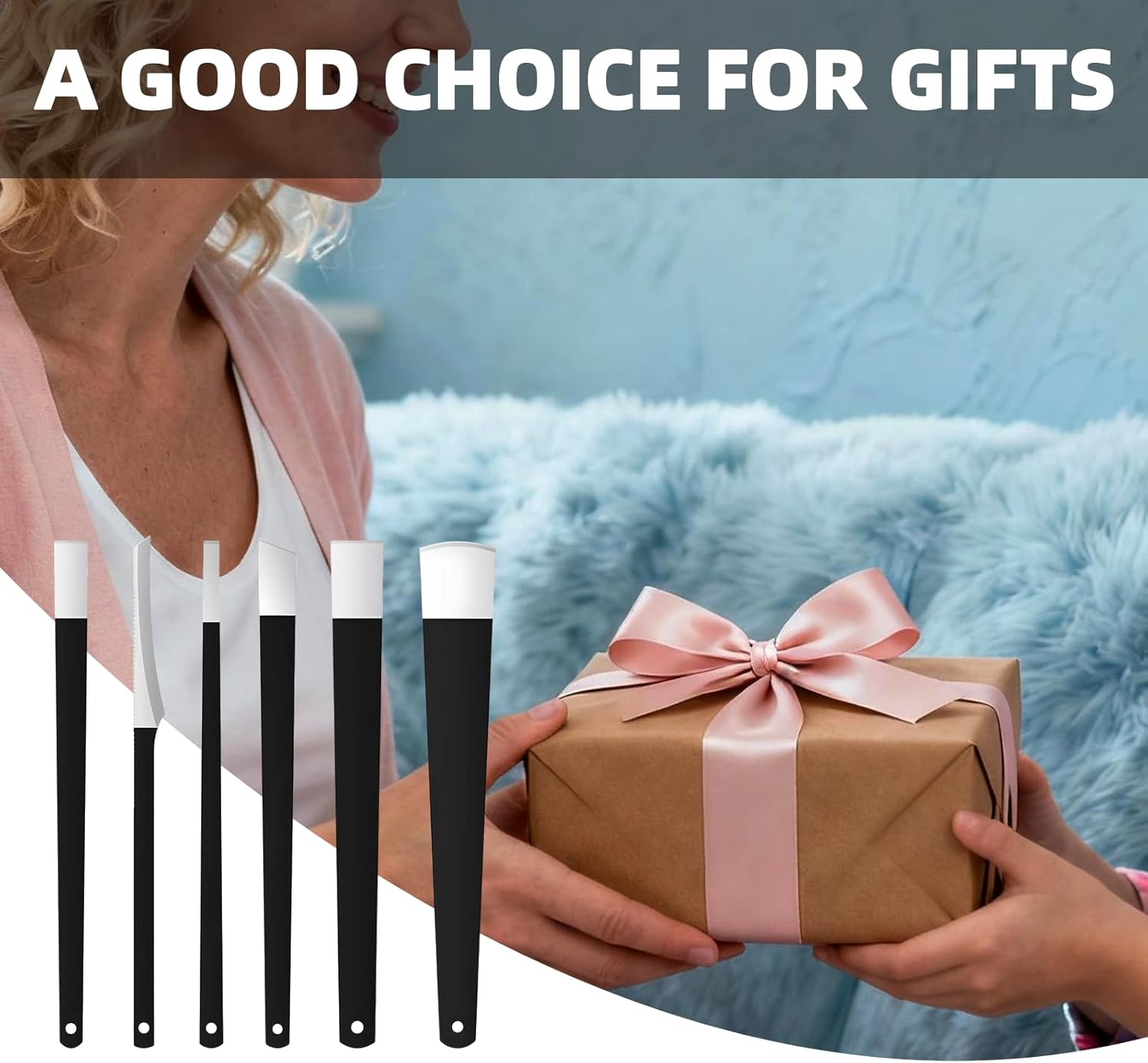 Stainless Steel Pedicure Set 6-Piece Professional Ingrown Toenails Set with Callus Obe, Pedicure Knife, Nail Lifter, Foot Care Set with Storage Box for Home, Travel Podiatry Instruments image number 3