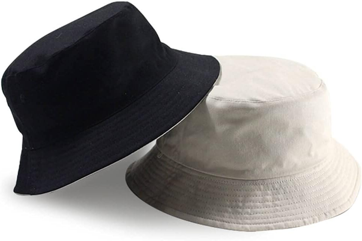 Yizhichu19900502 1Pcs Oversize Bucket Hat Double-Side-Wear Summer Travel Sun Beach Cap L/XL/XXL