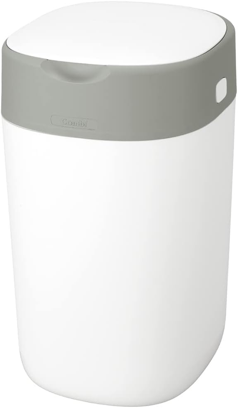 Combi Paper Diaper Processing Pot, Strong Sealed Antibacterial, Poitech W Deodorant, Cotton White, Includes 1 Cassette (Only for Poitech W Deodorizer/Poitech Advance Cassettes *Cannot Be Used with Older Poitec Cassettes) image number 6