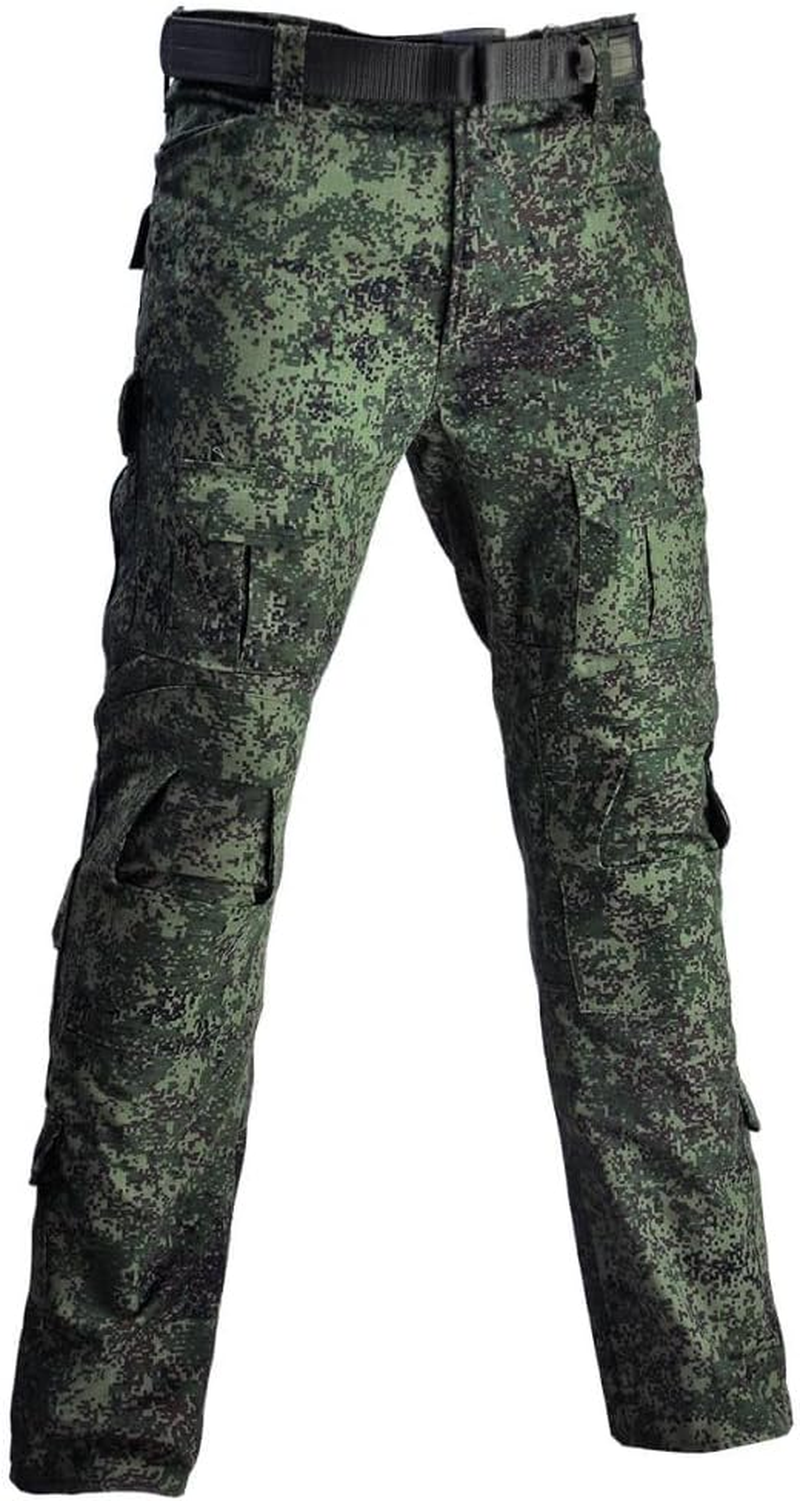 HARGLESMAN Men'S Tactical Military Pants Amry Uniforms Combat Trousers and with Knee Pads image number 3