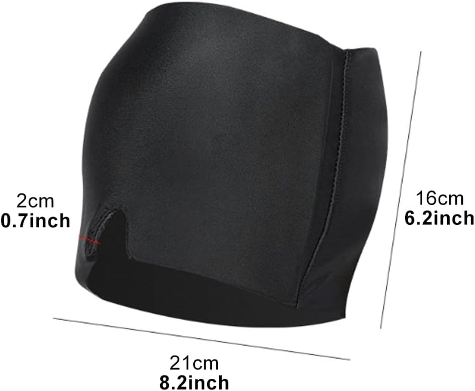 Migraine Headache Relief Cap, Headache Cap Ice Pack Mask, Cool Gel Head Wrap, Cold and Hot Head Wrap for Easing Pain, Ension and Stress(Color:Black) image number 3