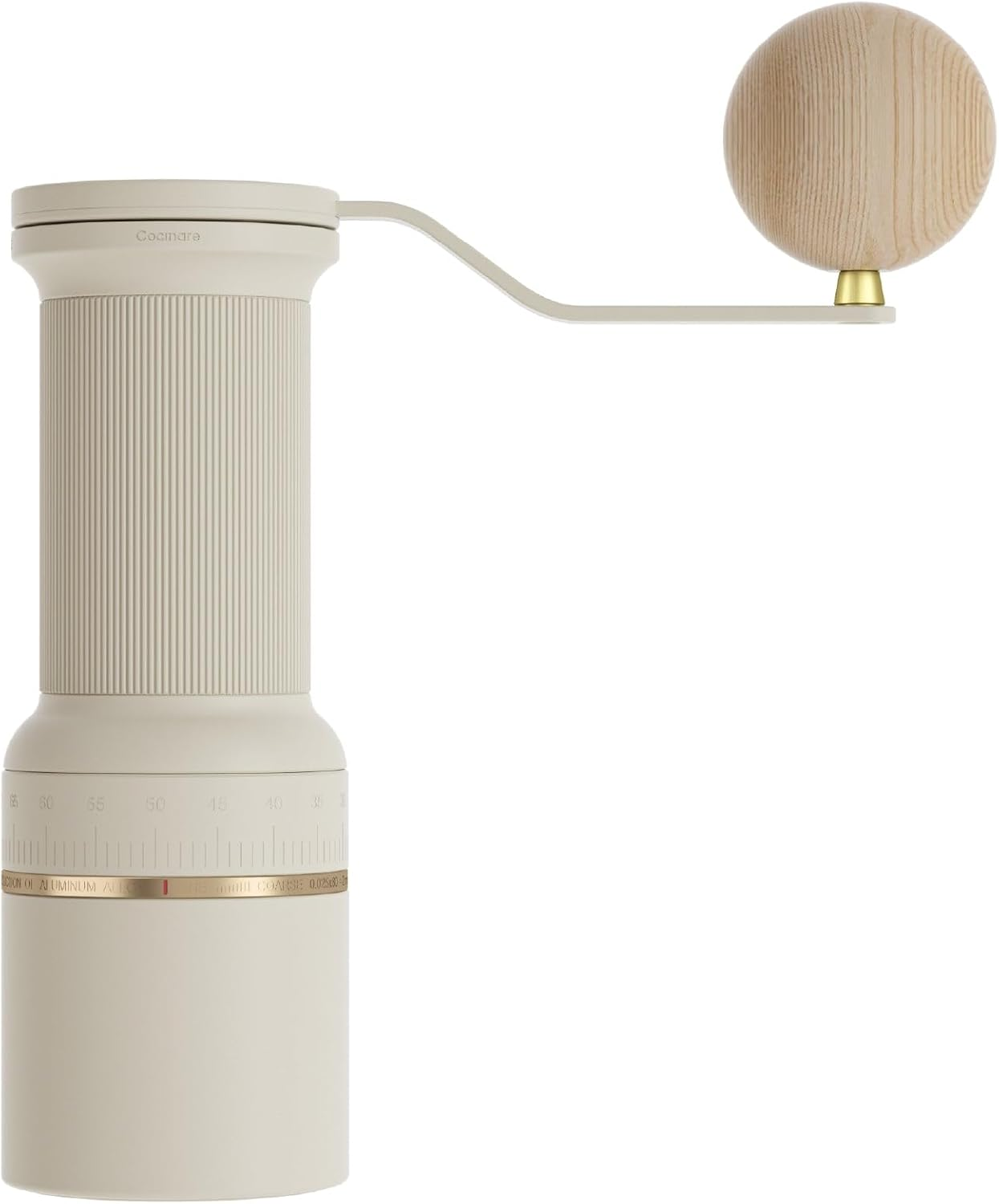 Cocinare Essence GO B38 Ultra Manual Coffee Grinder &ndash; Ghostedge Ultra Burr & 80 Grind Settings, Perfect for Pour-Over, Espresso & Cold Brew (Black)