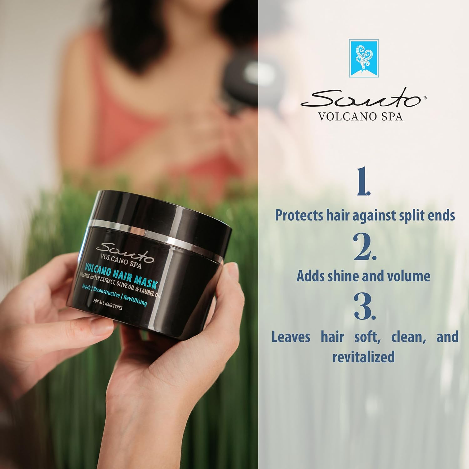 Santo Volcano Hair Mask 200 Ml image number 1