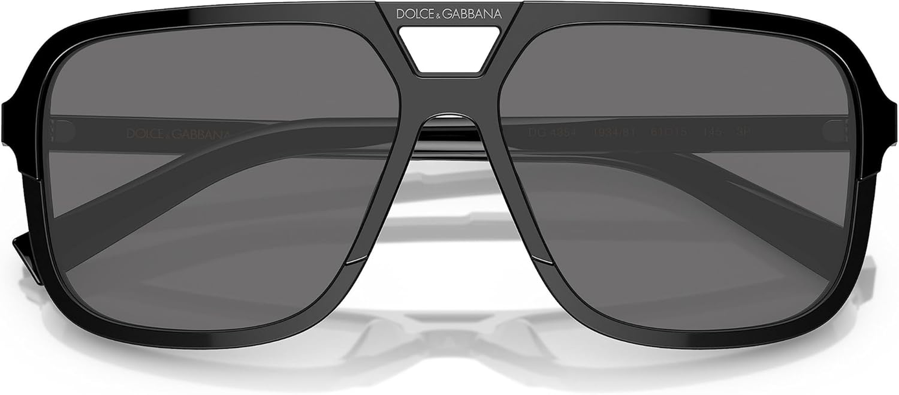 Dolce & Gabbana ANGEL DG 4354 Matte Black/Grey 61/15/145 Men Sunglasses
