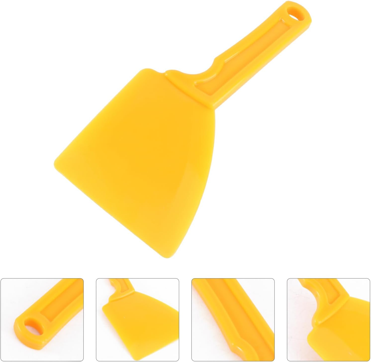 Coehaopike 2Pc Plastic Honey Spatula Honey Uncapping Scraper Honey Uncapping Tool Honey Collector Beekeeping Tools Honbee Scraper Beekeeping Equipment Hive Accessories Honey Extractor Yellow image number 3