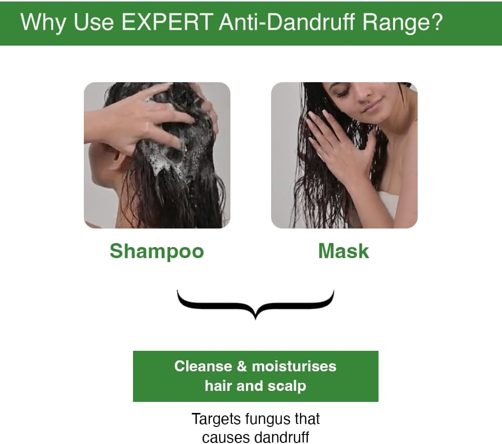 Bare Anatomy EXPERT Anti-Dandruff Hair Mask | Targets Oily Scalp and Sheds Dry Flakes | 250G