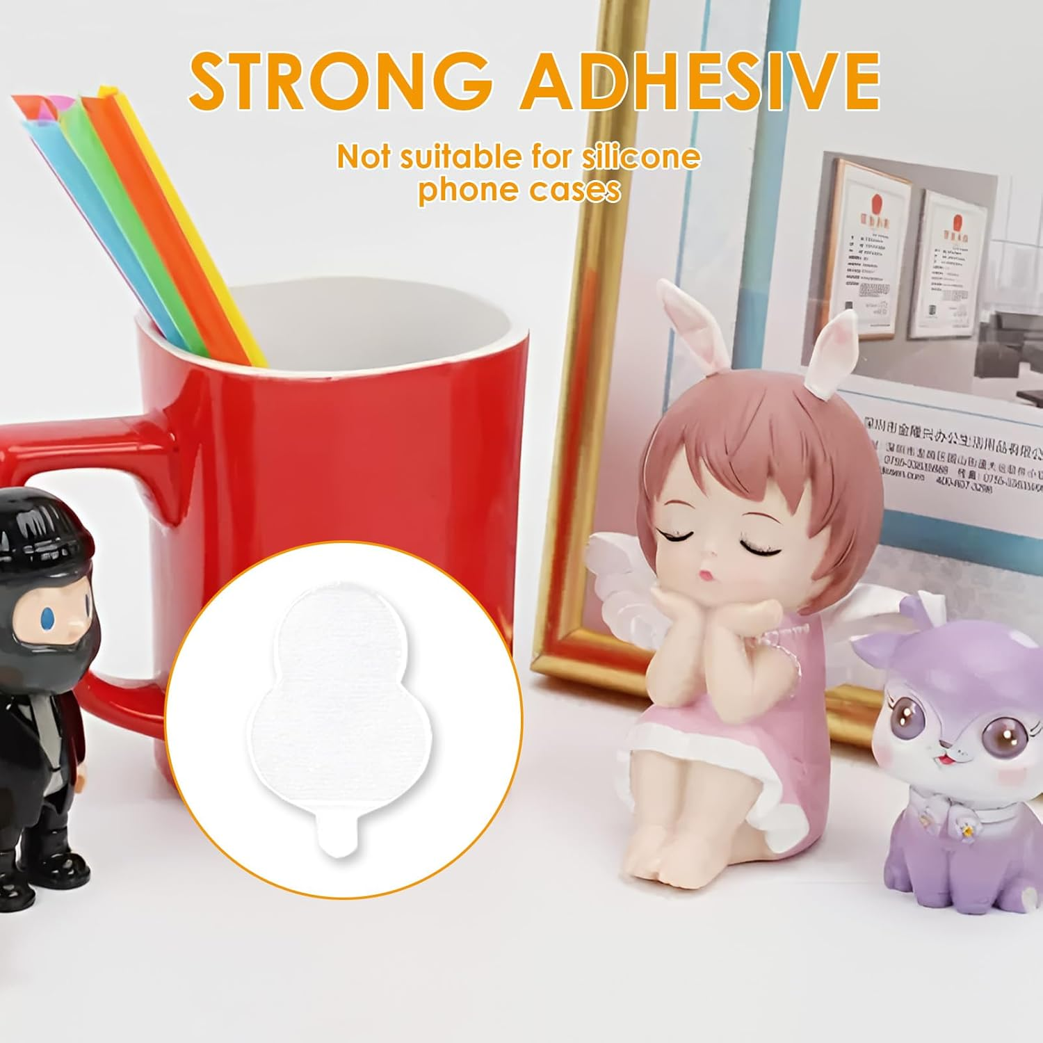 144 Pcs Sonny Angel Hipper Adhesive Tape - Double Sided Clear Sticky Putty Pads for Secure Hold - Perfect Sonny Angel Stickers - Fit for Doll Display & Craft Projects - Strong & Residue-Free Adhesive