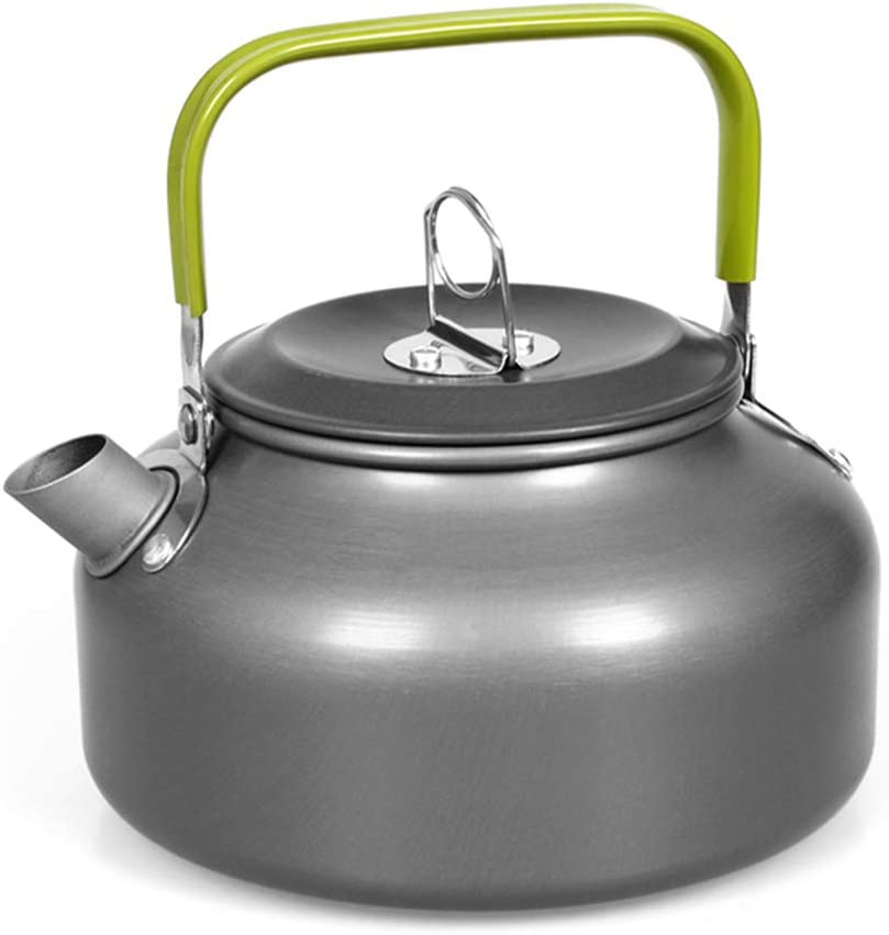 1.1L Portable Ultra-Light Outdoor Hiking Camping Picnic Water Kettle Teapot Coffee Pot Anodised Aluminum 1.1L