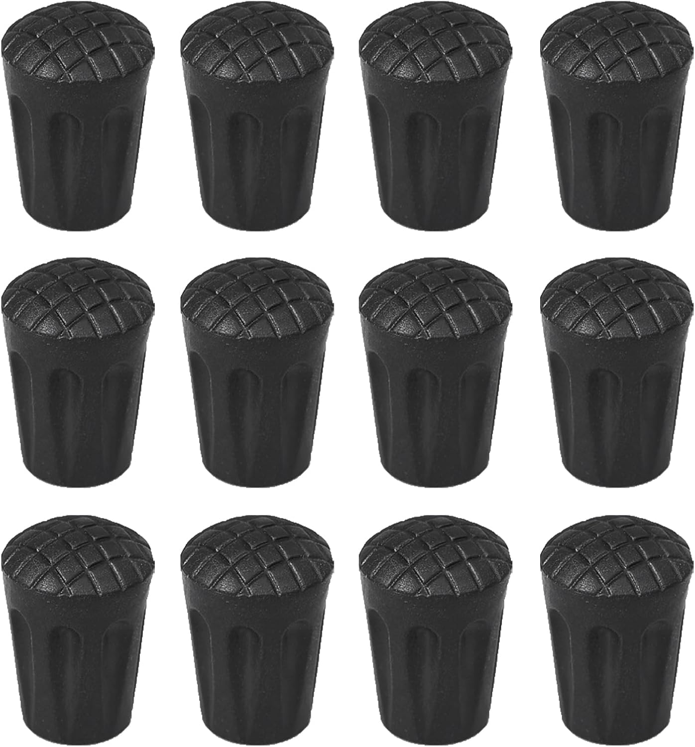 TRIWONDER Rubber Trekking Poles Tips Protectors Hiking Pole Replacement Flexible Walk Tip for Hiking Sticks Walking Poles