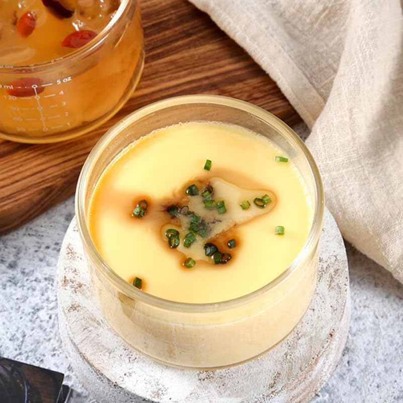 Housoutil 3PCS Glass Stovetop Pot with Lid, Glass Small Saucepan, Clear Steaming Bowl Safe for Pasta Noodle, Milk, Baby Food image number 5