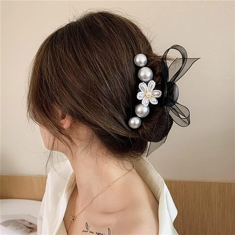 Hair Bobby Pins,Barrettes,Snap Clip,Hair Slides,Women Hairpin Hair Crab Clip Women Girls Shower Hair Claw Clamps Solid Elegant Hollow Hair Pins Hair Accessories image number 2