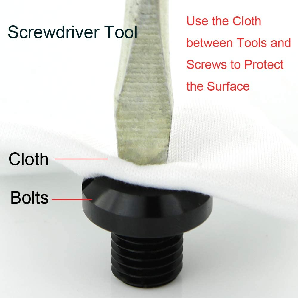 Xitomer 4 PCS Mirror Hole Plugs M10X1.25, Fit for Z125/ Z400/ Versys 650, FZ-07 MT-07 / FZ-09 MT-09, CRF250L/ CB1000R, SV650 / KLR 650, Aluminum CNC image number 5