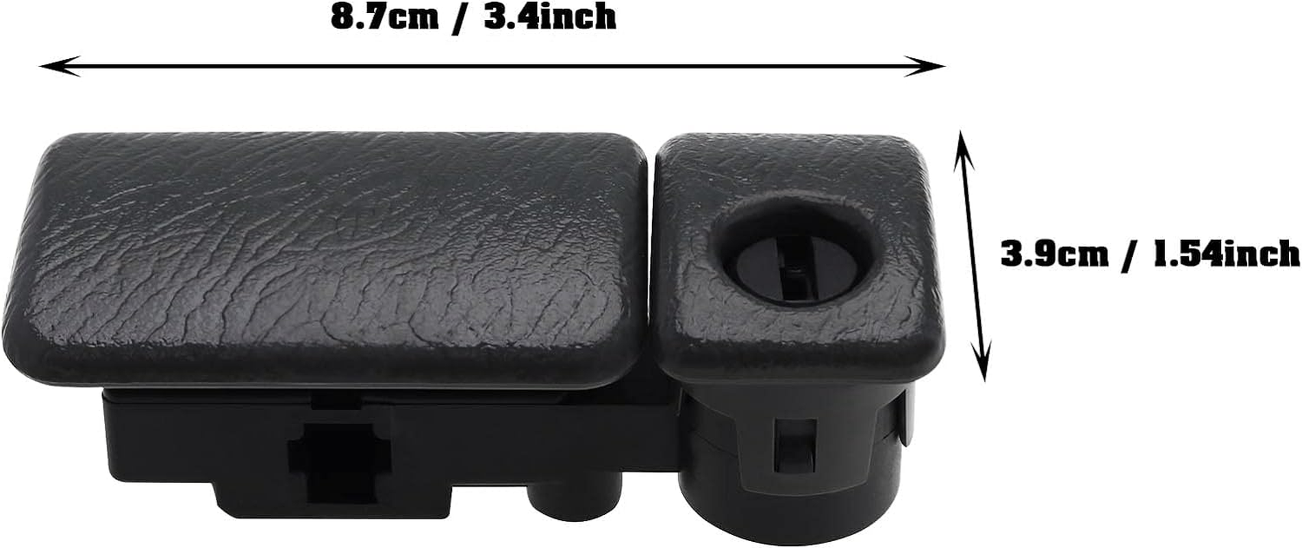 Emagtech Glove Box Lock Latch Handle 73430-76811-P4Z Compatible with Jimny Vitara Grand Vitara 2000-2018 Car Interior Replacement Accessories ABS Black image number 5