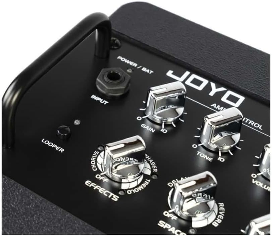 JOYO DC-15S Battery Powered Guitar Amplifier with Multi-Effects Looper BT Switch