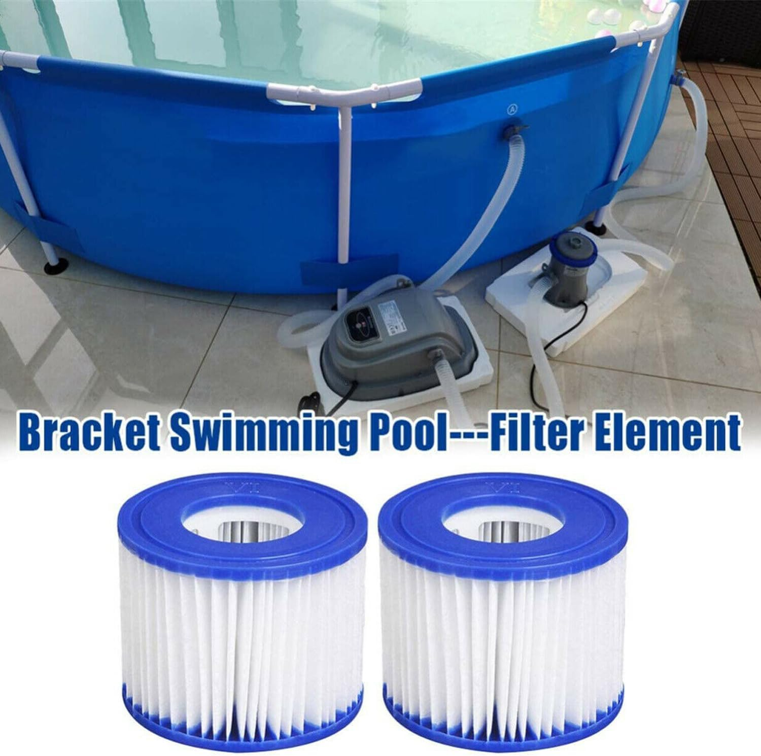 6Pcs Spa Pool Filter Cartridge Size VI Bestway Replacement Cartridge image number 2