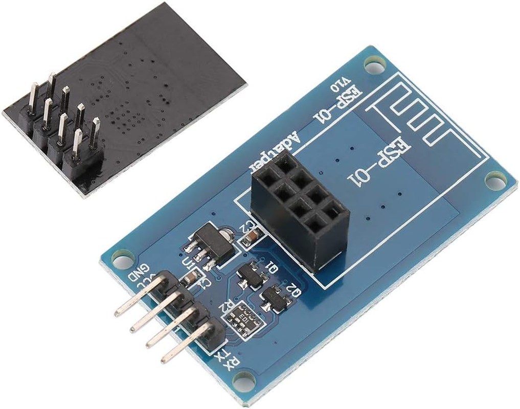 Fasient ESP8266 ESP-01 Wifi Transceiver Module with ESP-01 Adapter for Networking, Smart Home Project image number 1