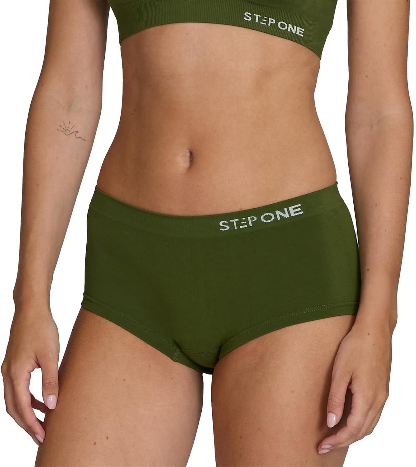 STEP ONE Smoothfit Boyleg Ladies Briefs. Ultra-Soft, Breathable Bamboo Moisture Wicking Underwear Women, Hypoallergenic Underwear for Women, Low Rise & Stretchy