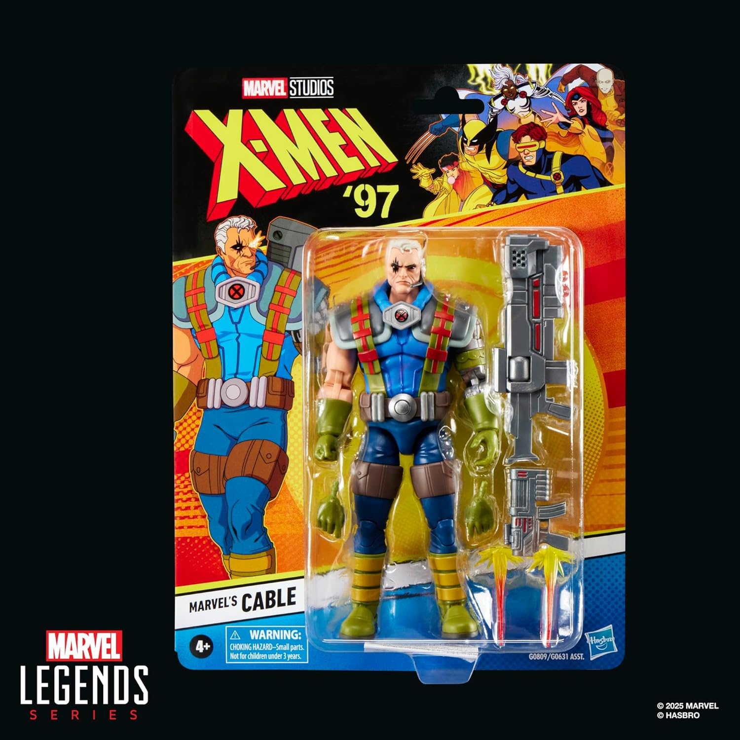 Marvel Legends Series Marvel'S Cable, X-Men '97 Collectible 6-Inch Action Figure Toy image number 5