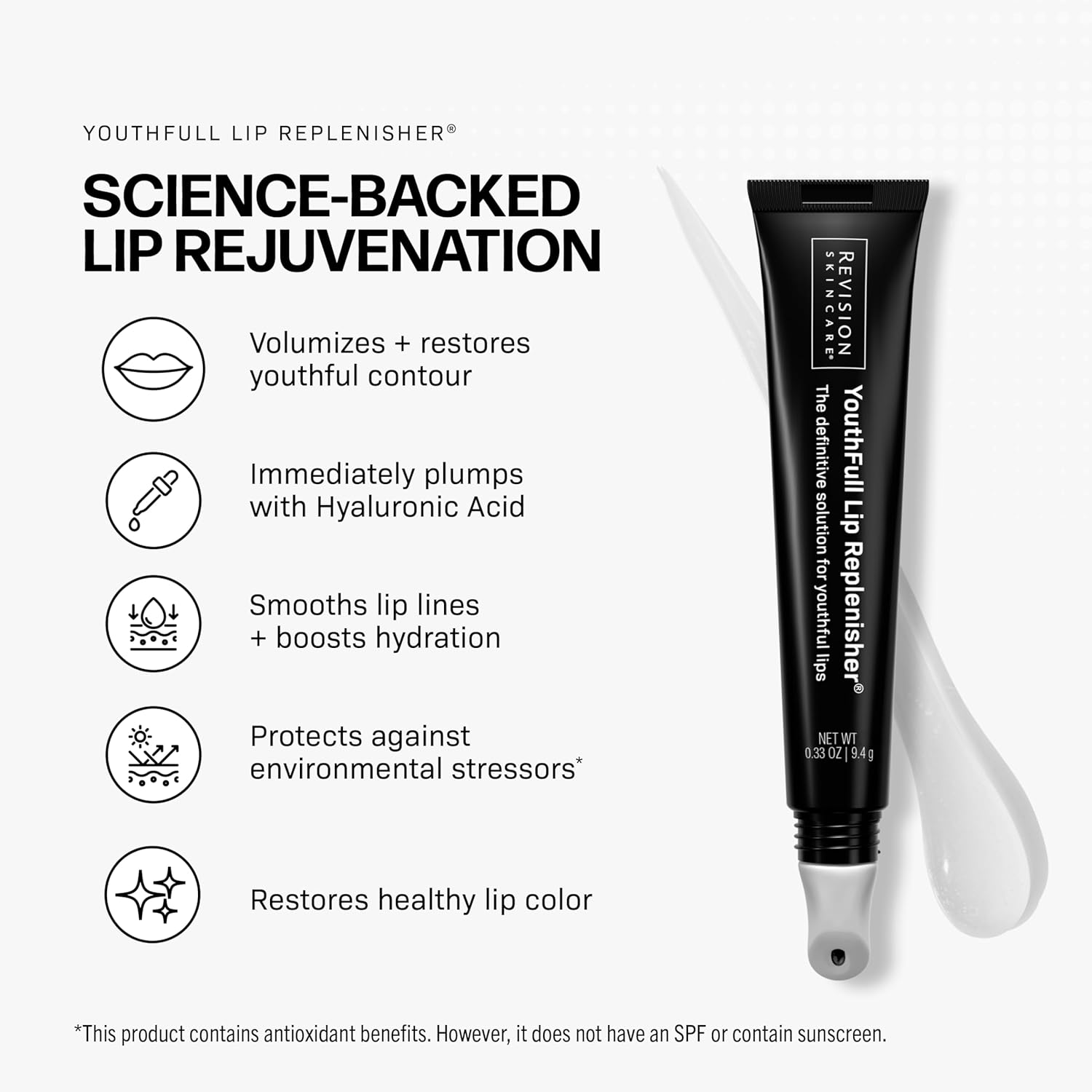 Revision Skincare Youthfull Lip Replenisher with Hyaluronic Acid, the Definitive Solution for Youthful Lips, Visibly Volumize and Define, Hydrate and Soothe, 0.33 Oz image number 3