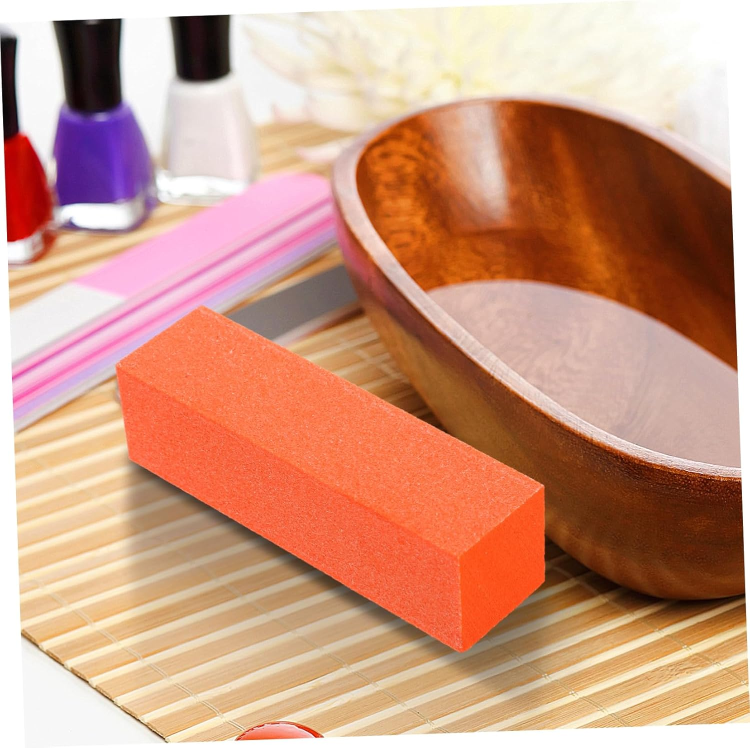 10Pcs Nail Polishing Strip Dual Side Manicure Block Sanding Grit for Fingernail image number 5