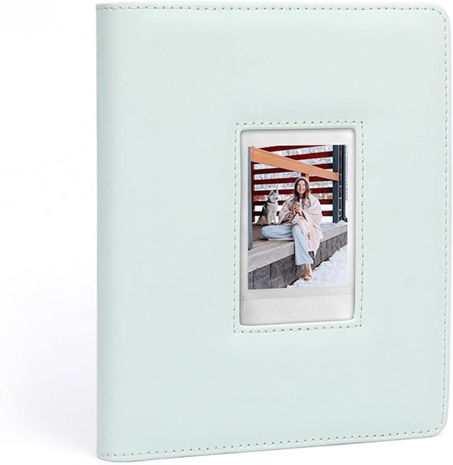 LAYOMI 288 Pockets Photo Album for Fujifilm Instax Mini 11 12 40 90 Evo Liplay Instant Camera, Photo Album for Polaroid Kodak HP Zink 2X3" Photo (White)