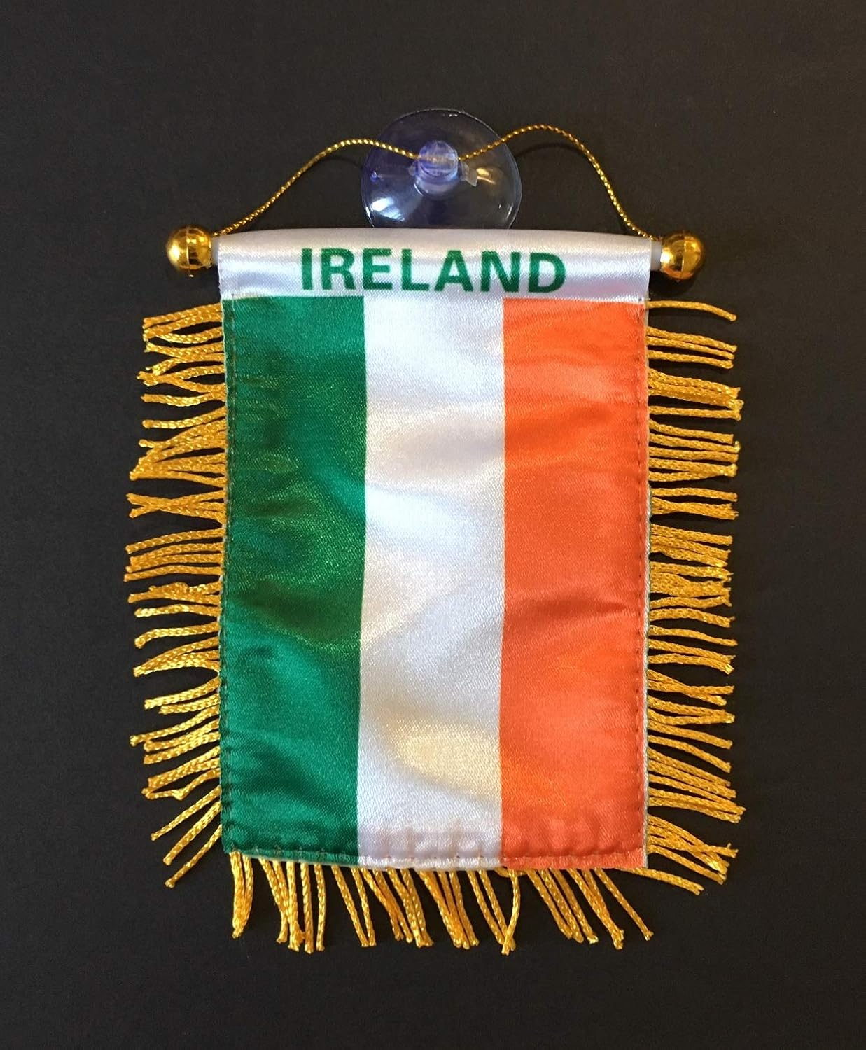 Irish Flag Ireland Flags for Car Home Banner Automobiles Small Window Cars Sticker Indoor Outdoor Decal Hanging Wall Flag I image number 1